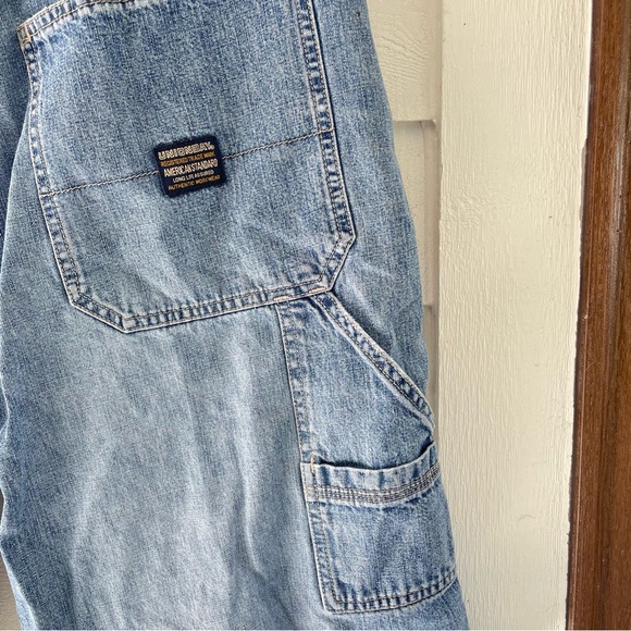 Unionbay Cargo Carpenter Shorts Denim Women’s 34 Light Wash Baggy - Picture 5 of 7